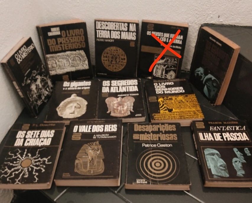 "The Mysteries of All Time" Collection, Bertrand, in Portuguese