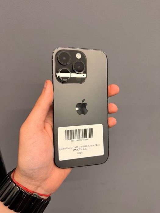ВСЕ РІДНЕ‼️Айфон 14 про. iPhone 14 Pro. 256GB. Space Black (MQ0T3). Акб 100%. Телефон