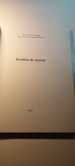 Dendém de Açúcar - João Paulo N'ganga, Barceló de Carvalho (Bonga)