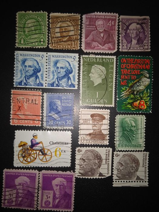 Марки Америки, США, мира.