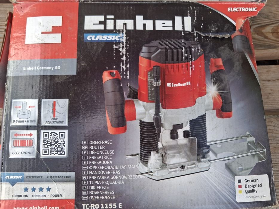 Фрезер ручной Einhell to ro 1155 e
