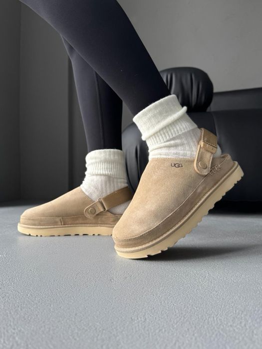 36-41 р клоги Ugg Goldenstar Clog Beige