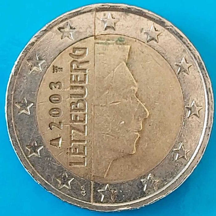 2 Euro Coin from Luxembourg, 2003