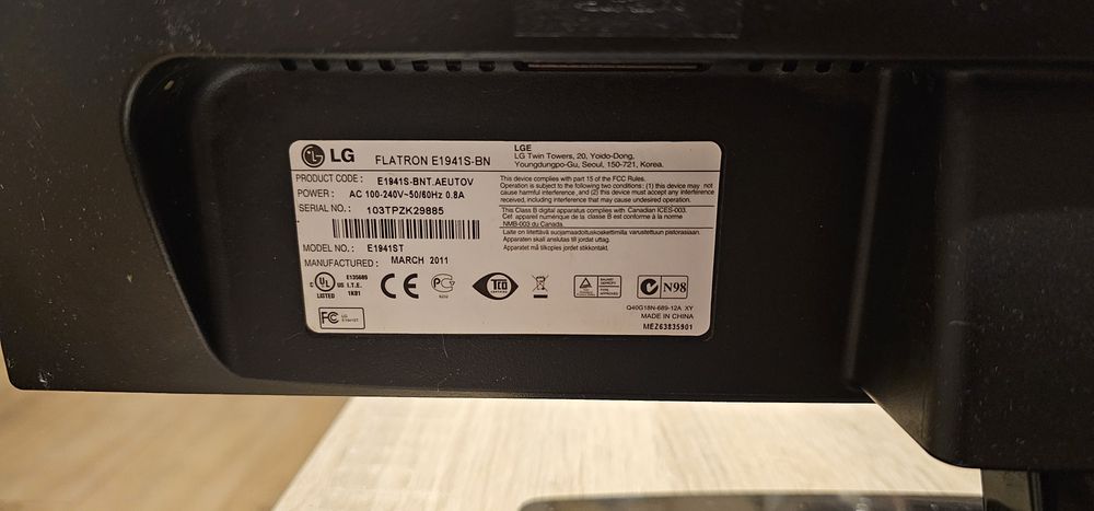 Monitor LG do komputera