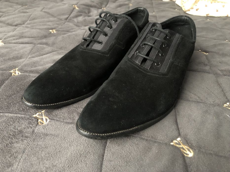 Туфлі натуральна замша