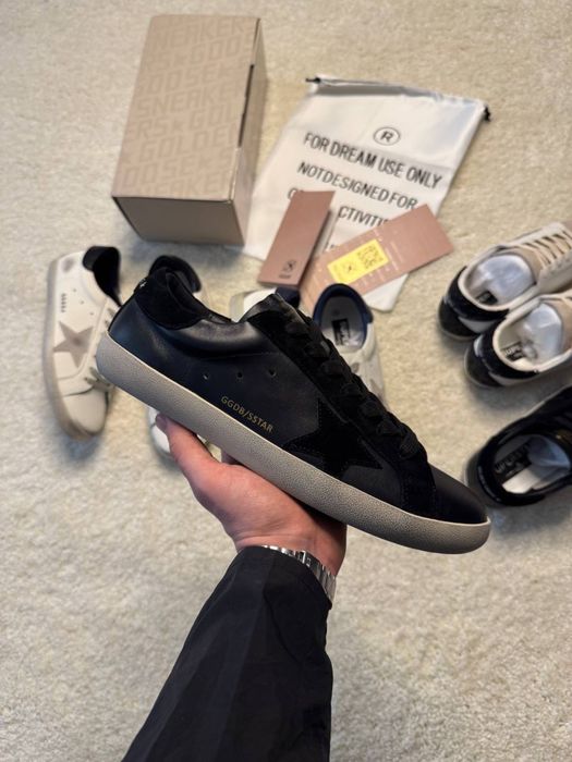 Кросівки Golden Goose Superstar Black (кеди)