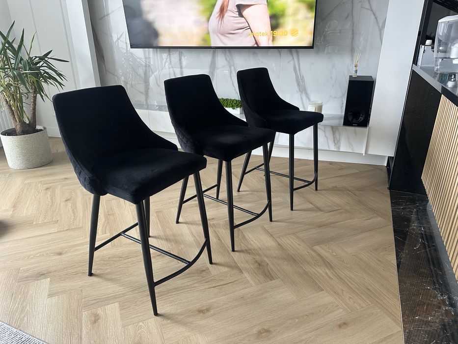 Zestaw 3 krzeseł do wyspy