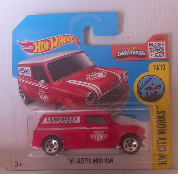 Hot wheels 67 austin mini van saiu no ano 2015