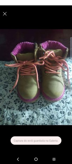 Calçado como novo n21