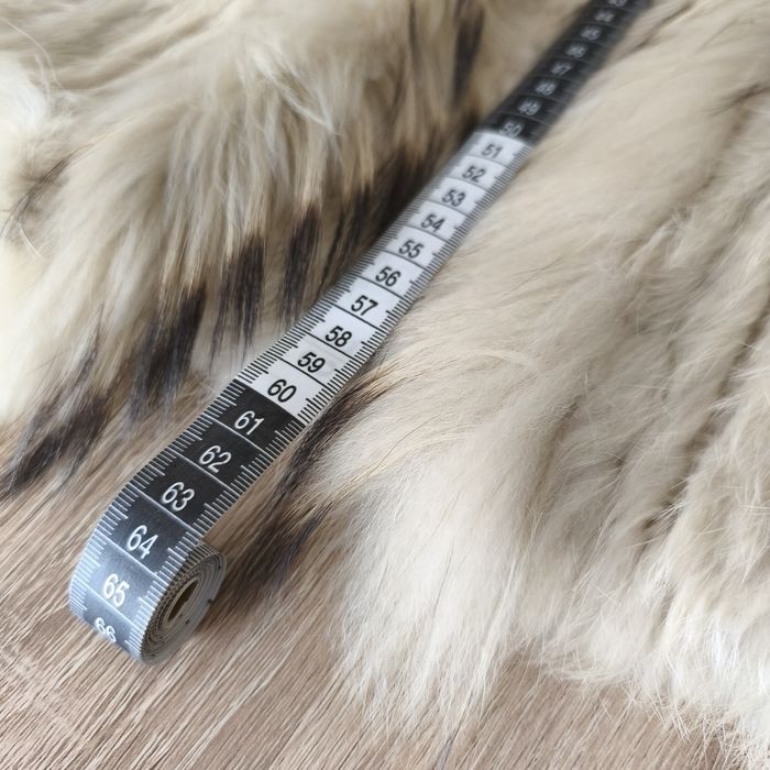 Colete de Pele Natural – Coelho & Guaxinim (L/XL)