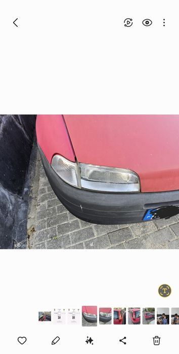 Ópticas, Piscas, Braço com Motor Traseiro Punto 1