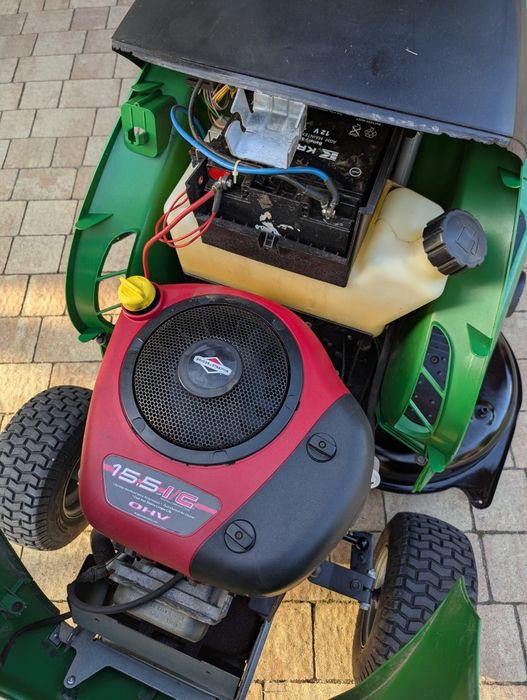 Traktorek kosiarka Alko T16-102, brill, hydro, Briggs, PŁUG