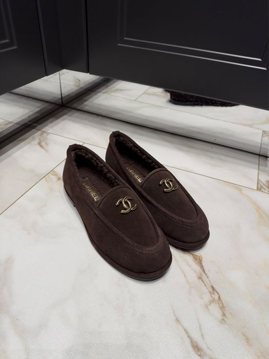 Mokasyny Chanel Dark Brown