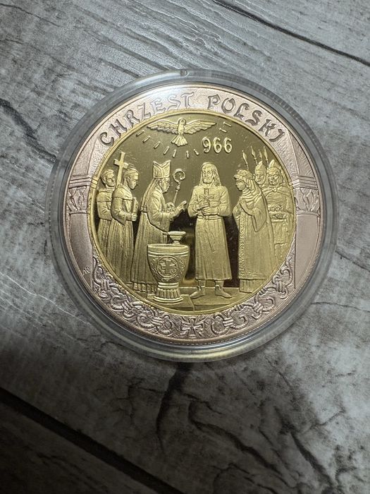 Złoty medal chrzest polski