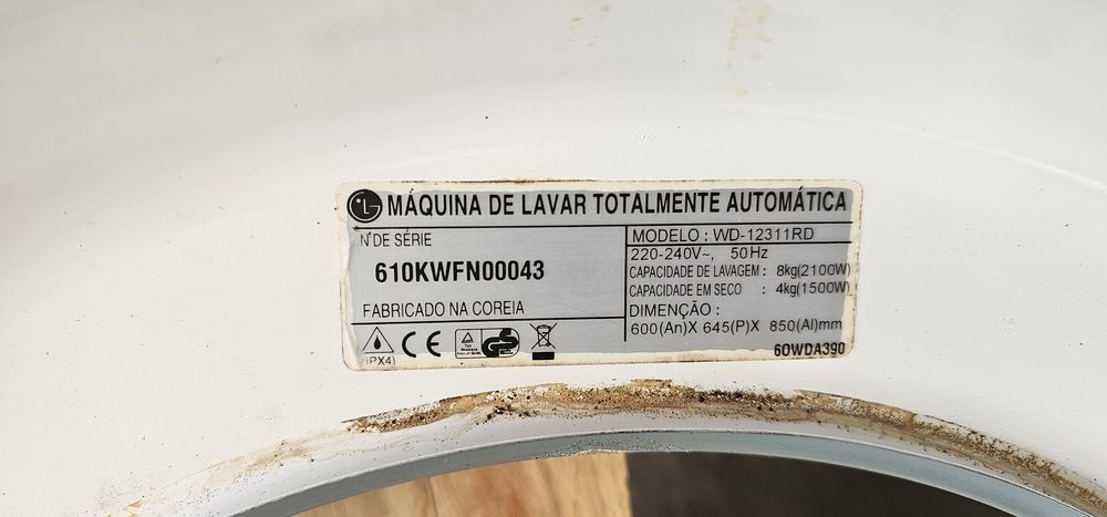 Vendo as peças para máquina de lavar roupa LG