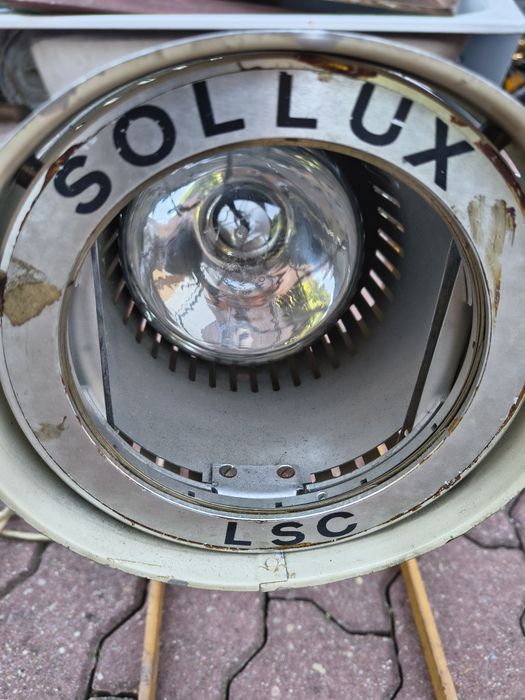 Lampa medyczna sollux retro vintage prl