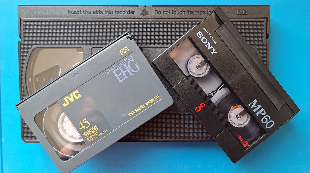 Convert cassetes VHS /  VHS-c /  Vídeo 8 para formato digital