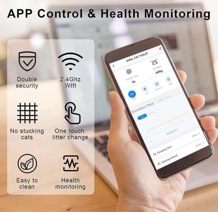 Wc automatico para gatos NOVO - PORTES GRÁTIS - LOJA !!