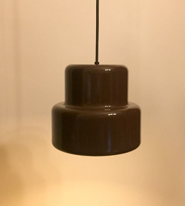 Par de candeeiros Dinamarqueses Poker mini Castanho Jo Hammerborg