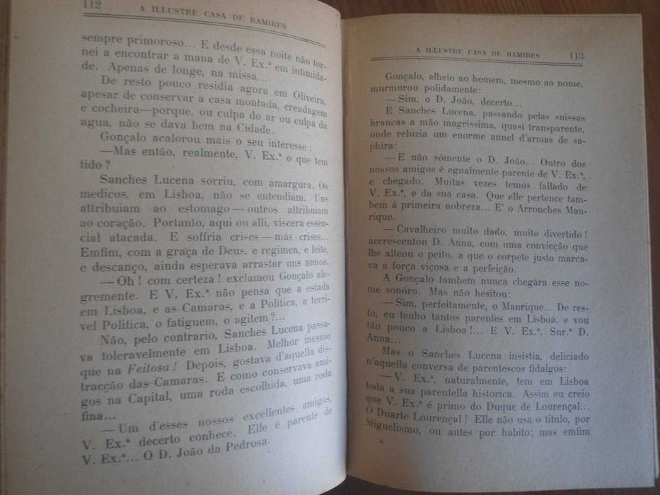 A Ilustre Casa de Ramires de Eça de Queiroz (1912)
