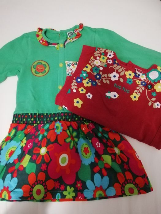 Vestido + blusa Tuctuc menina