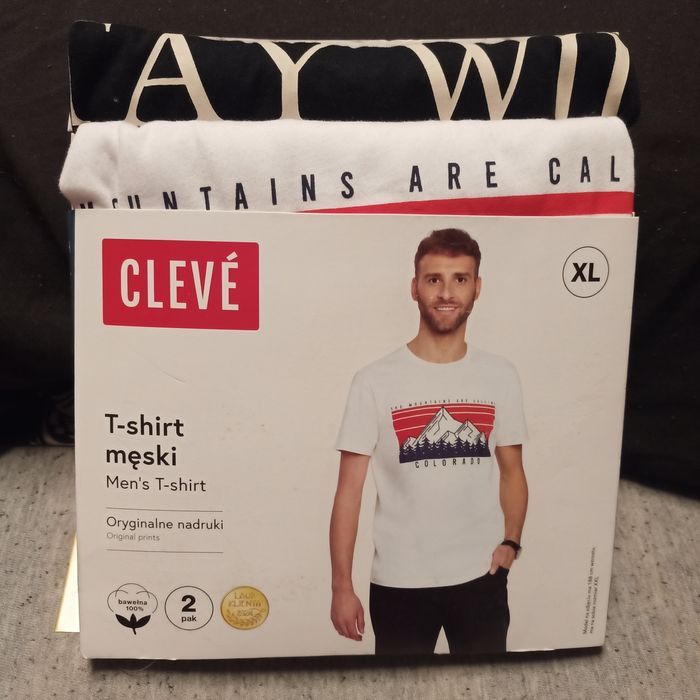 T-shirt męski 2-pack XL