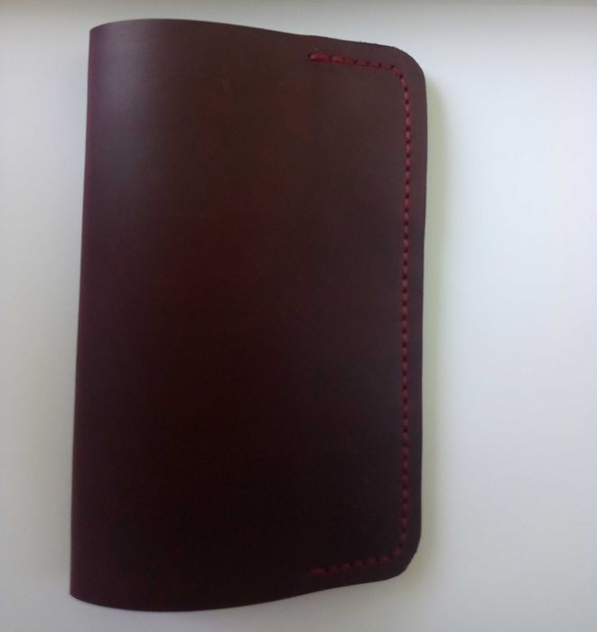 Обложка на паспорт ,чехол для очков из натуральной кожи,ручной работы