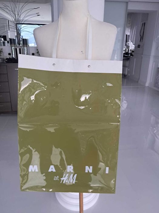 Marni  H&M shoperka  plażowa torba  duża