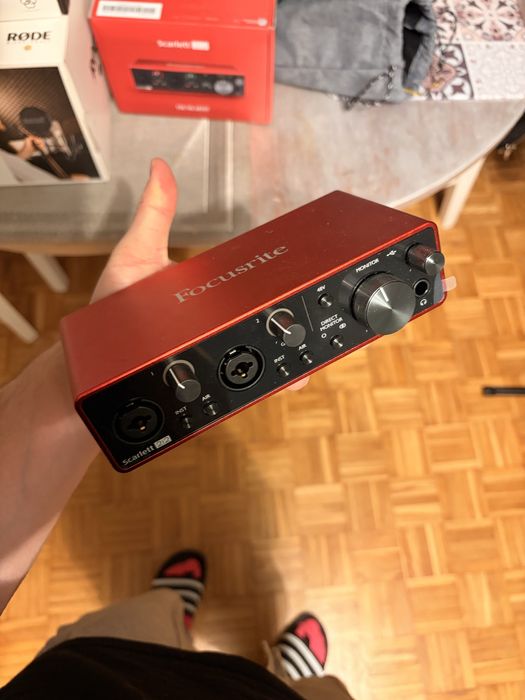 Rode NT-1, AKG K-361, Focusrite Scarlett 2i2 3rd Gen (Zestaw!)