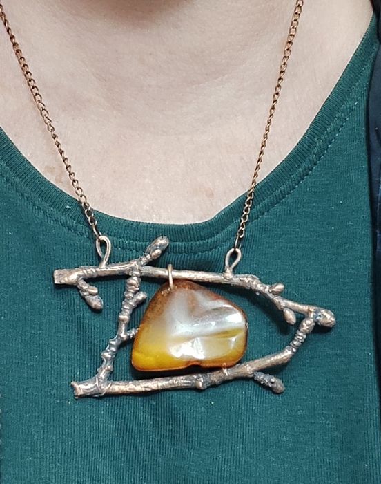 Авторські прикраси з міді, ручної роботи.