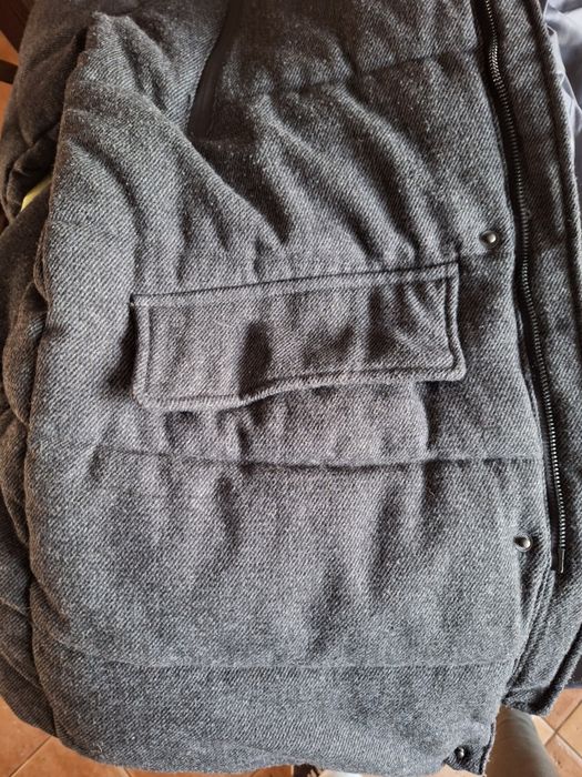 Męska kurtka zimowa wełniana S