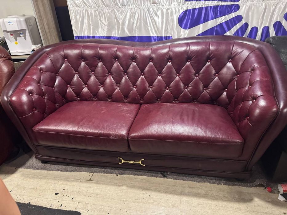 Диван шкіряний/ кожаный диван