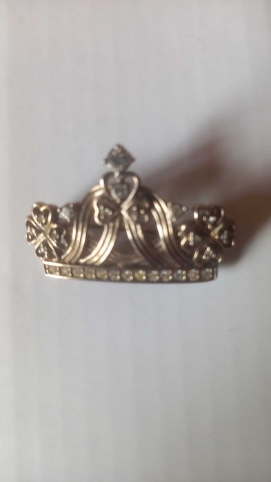 Брошь мельхиоровая «Корона»