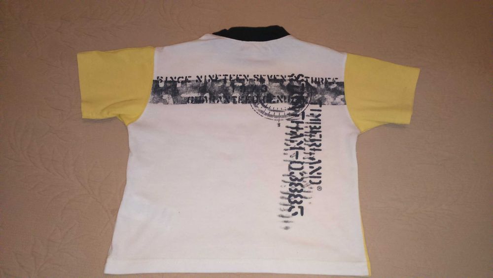 T-shirt manga curta "Timberland" - T3 anos