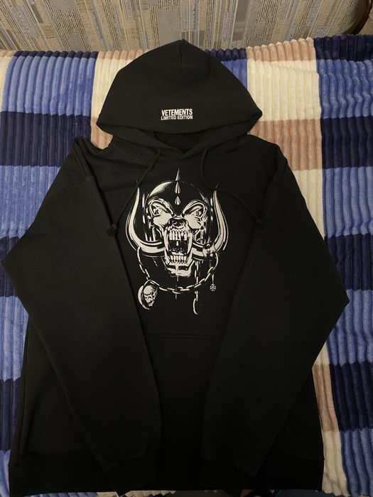 Худи Vetements Motorhead World Tour Ветмо Худи Ветеменс