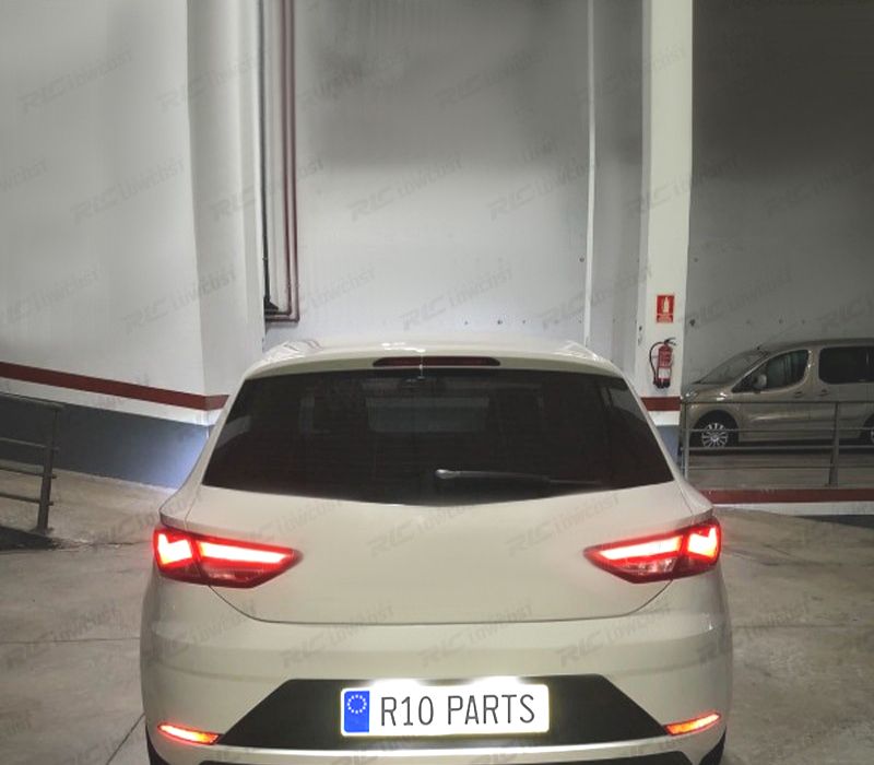 KIT COMPLETO 4 LAMPADAS LED INTERIOR PARA SEAT LEON MK3 5F 5F1 5F5 5F8 SC ST 13-