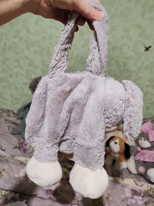 М'яка іграшка кругла тварина ляльковий театр дракон сумка поні Нола