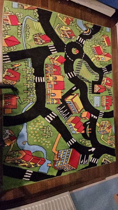 Dywan dziecięcy miasto ulice drogi 160 x 220