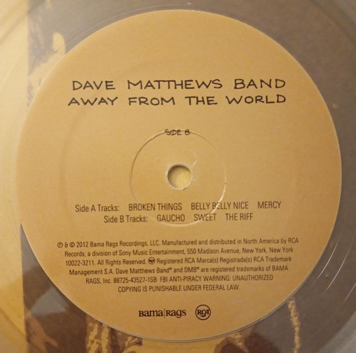 Vinil Dave Matthews Band - Away from them world
