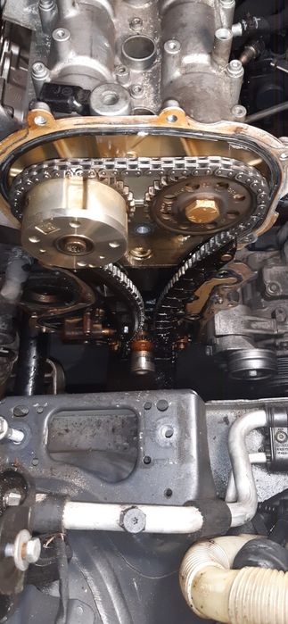 Замена цепи ГРМ 1.4 tsi EA111