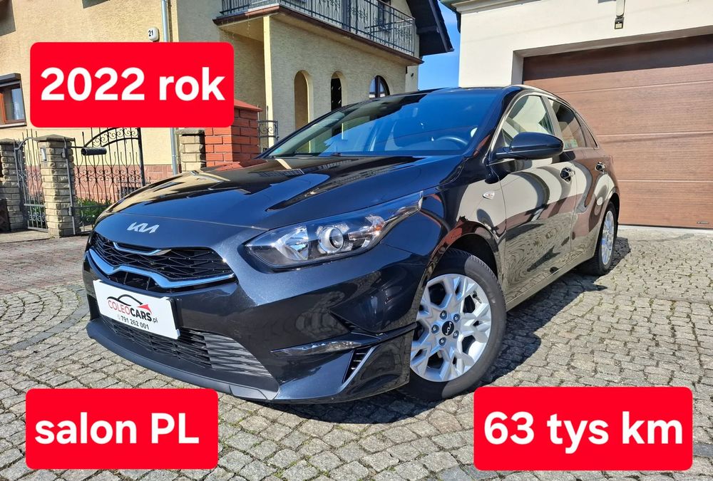 Kia Ceed 1.5 T-GDI 160 km/Krajowy/FV23/1 Wł/Serwis ASO/Bezwypadkowy