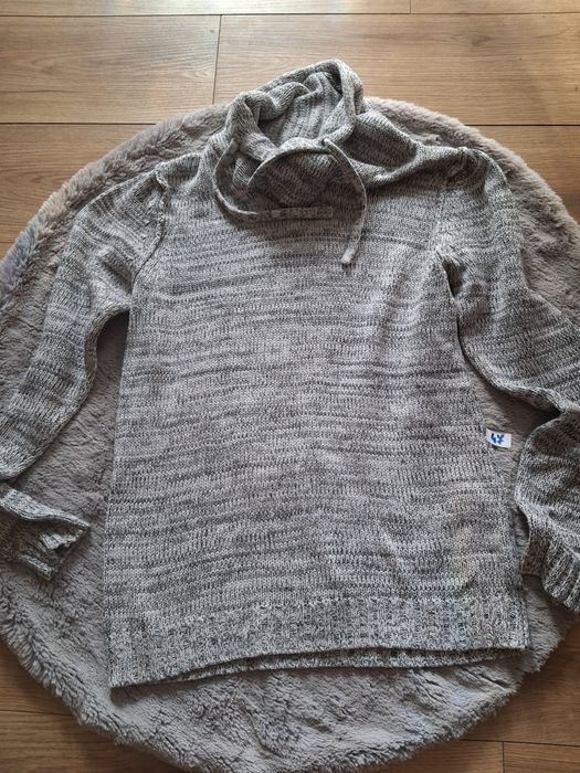 Szary jesienny sweter meski rozmiar M