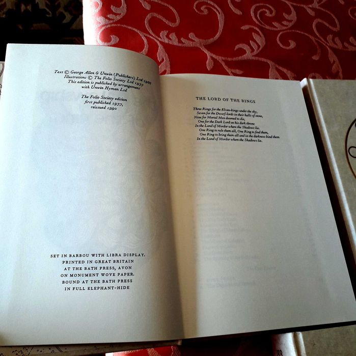 J R R Tolkien - Senhor Anéis - Folio Society Ed Pack 1990 ENG