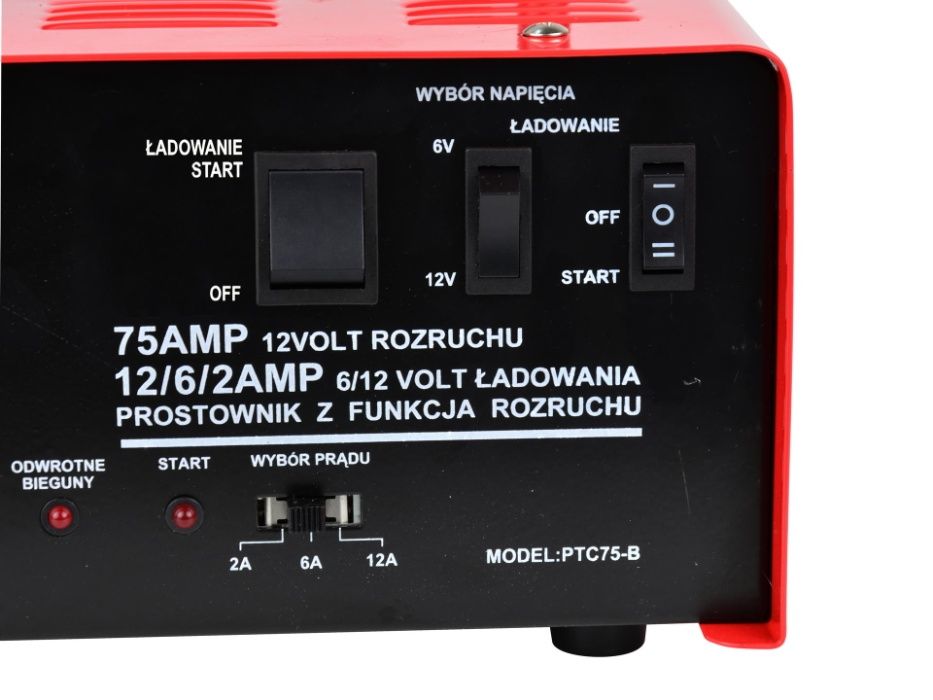 Prostownik z rozruchem 75A 6/12v do  od SerwisGarden Żywiec