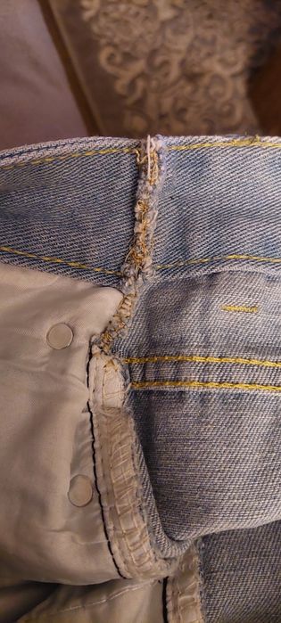 Spodnie damskie dżinsowe boyfriend XS