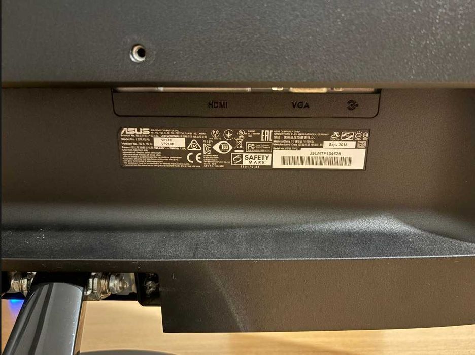 Monitor Gaming ASUS VP248H 24" (Full HD, 1ms, 75Hz)