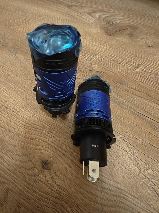 Світлодіодні LED лінзи F90 mini, Magnum M01 Н4 60/75W 6000K  9-16V