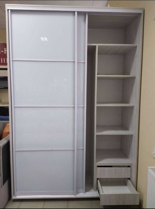 Шафа купе,  18мм ДСП, Кромка 2мм. Кращі ціни. Доставка, збирання