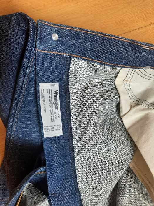 Oryginalne spodnie marki Wrangler gruby jeans jak z Pewexu