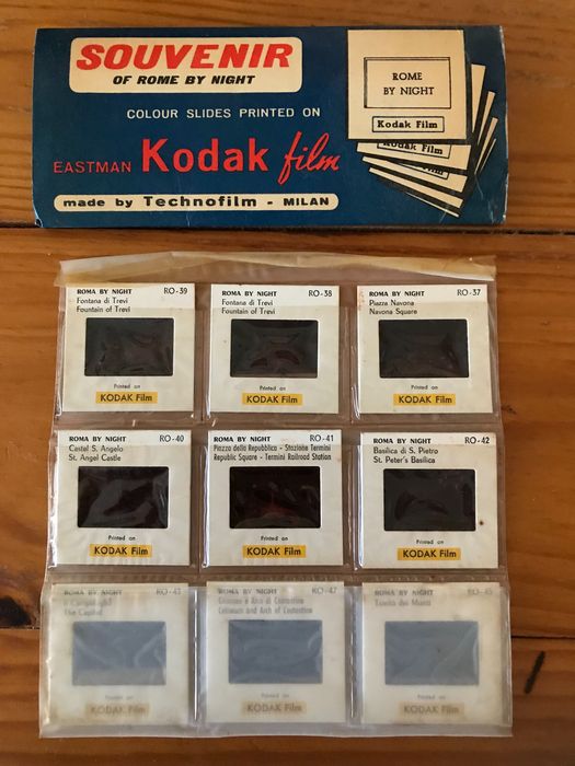 Slides - Diapositivos Siena Roma Jerusalém Tabaco